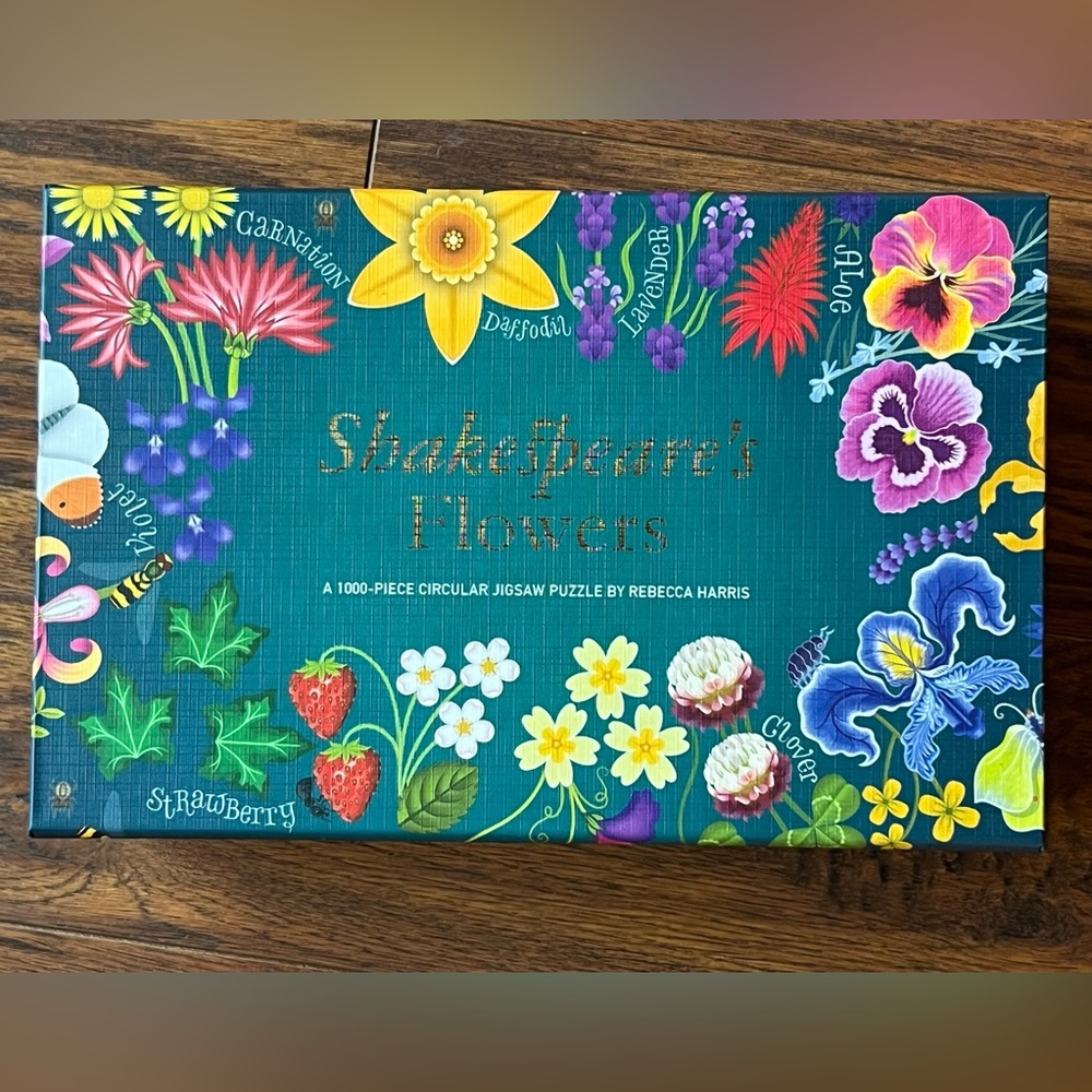 Shakespeare's Flowers: A 1000 Piece Jigsaw Puzzle - Picture 4 of 14